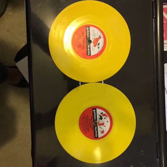Set of 4 vintage golden records - Picture 2 of 7